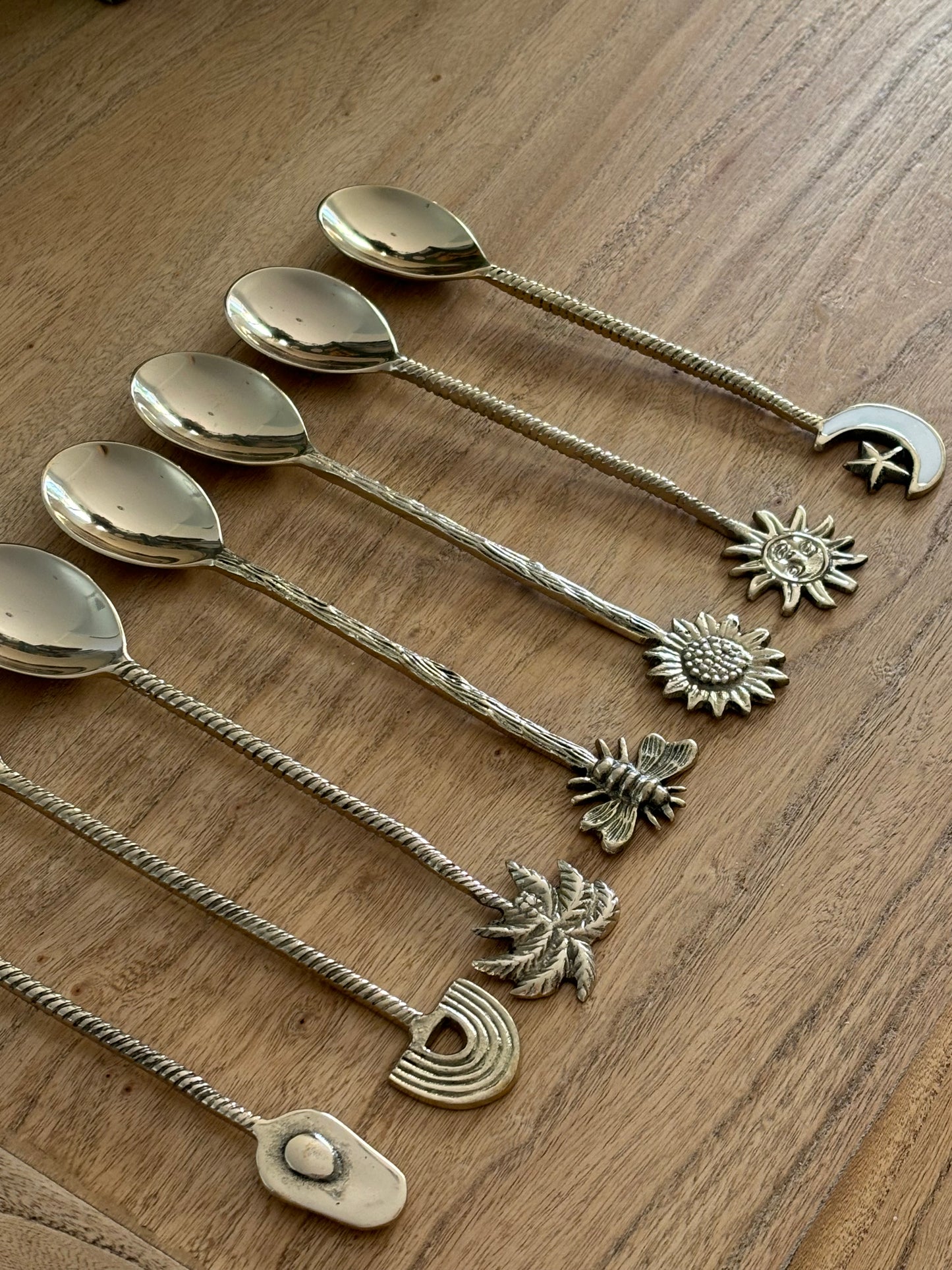 Brass Dessert Spoons
