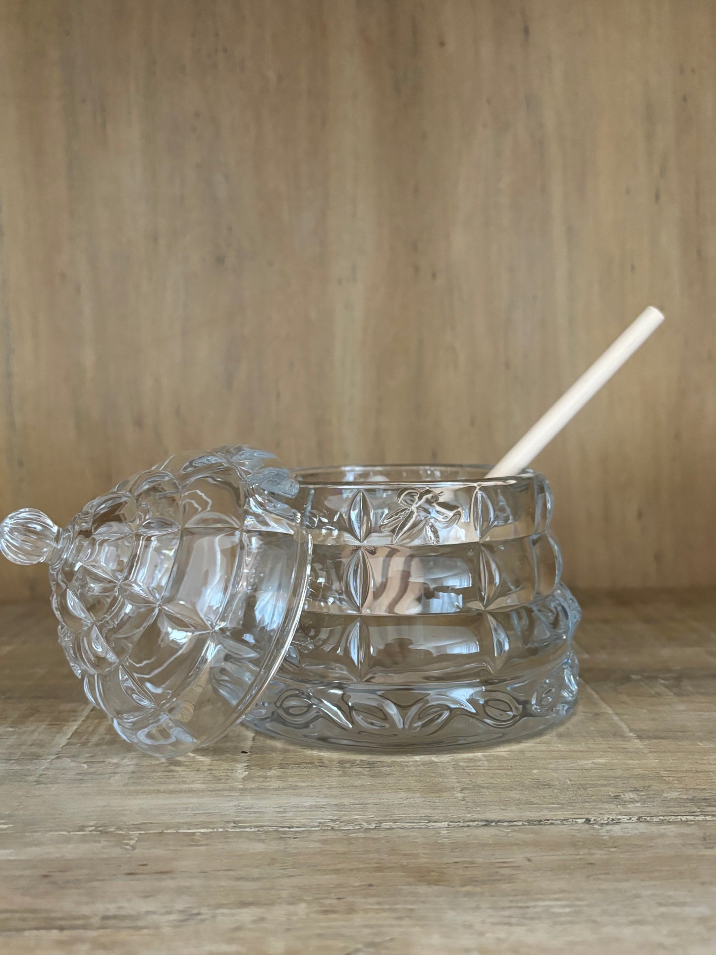 Glass Honey Jar