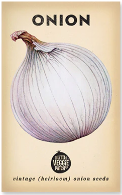 Onion 'White Globe' Heirloom Seeds